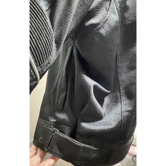 Noru Kuki Durable Mesh Motorcycle Riding Jacket Mens Large Black Padded EUC - Picture 6 of 14